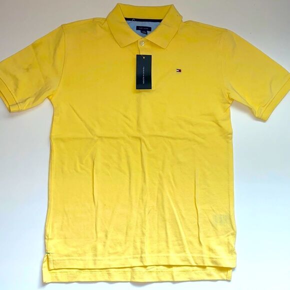 🔥TOMMY HILFIGER T-SHIRT POLO kids boys SZ L (16-18) New - Picture 1 of 8